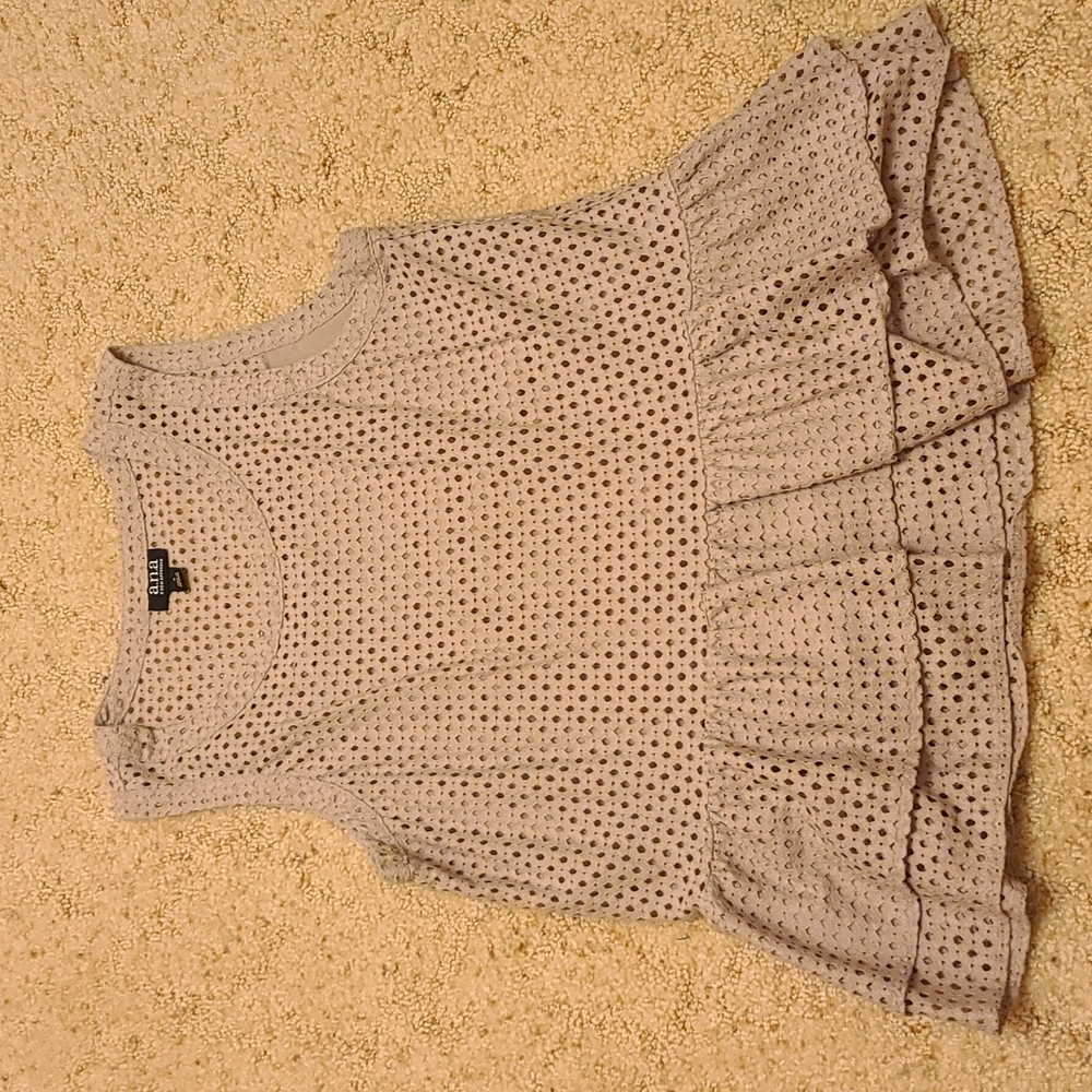 Lilac Peplum Tank Top